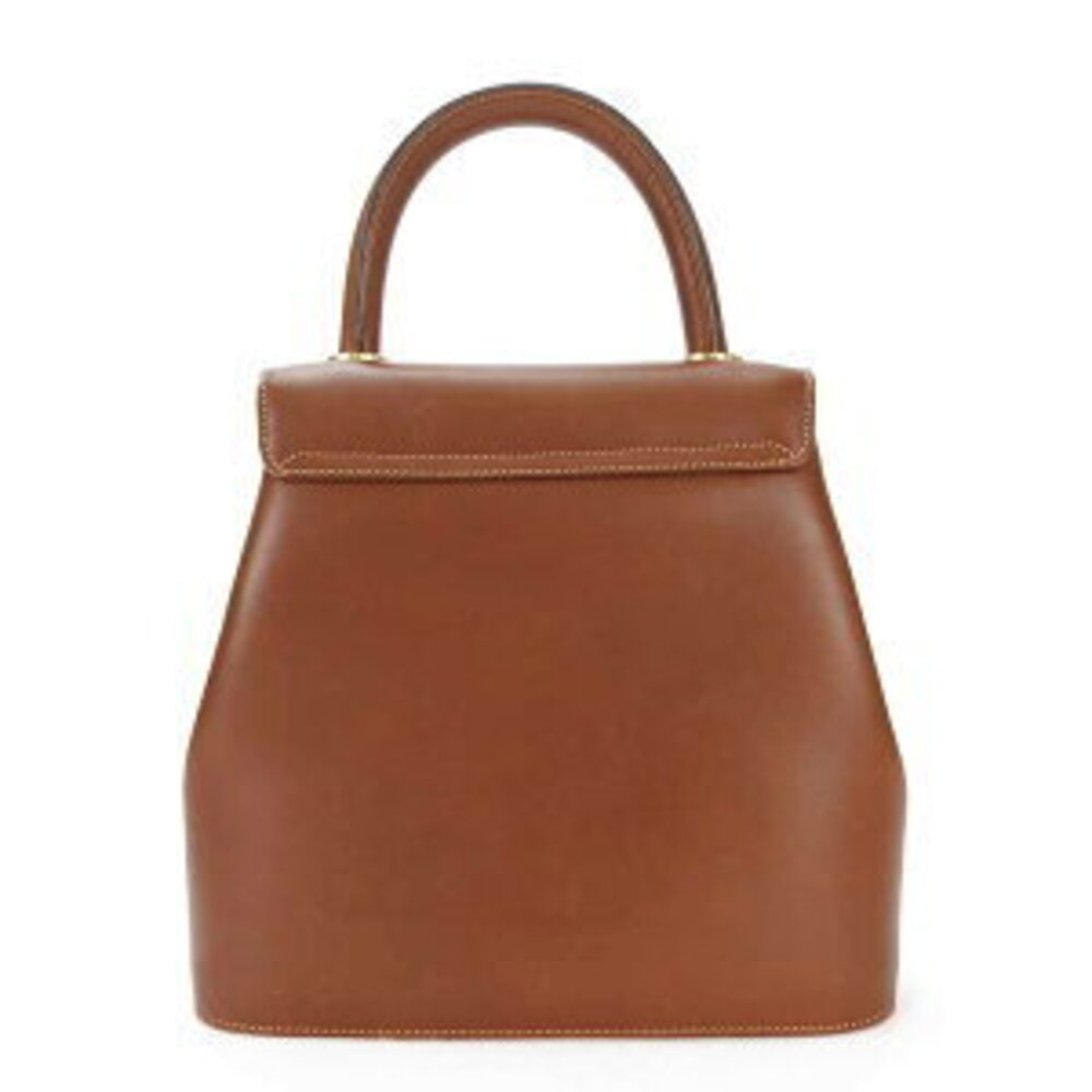 Salvatore Ferragamo Handbag Leather Brown hand bag - Picture 3 of 11